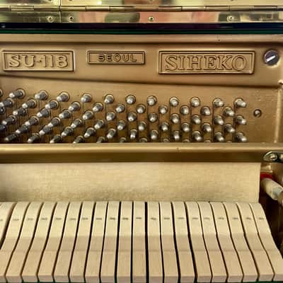 SIHEKO PIANOFORTE VERTICALE MOD. SU118 NERO image 8