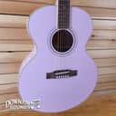 Epiphone J-180 LS Jumbo Acoustic Guitar with Epiphone Hard Case - Pink