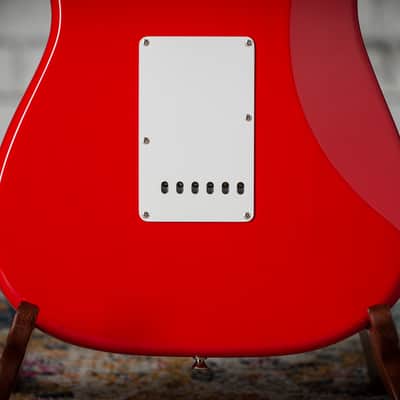 Fender Mark Knopfler Strat - Hot Rod Red image 15