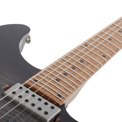 Schecter C-1 Standard Plus Electric Guitar - Transparent Black Burst (3936) image 11