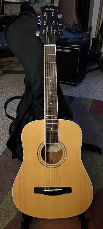 Mitchell MDJ-10/N 2013 - Natural with gig bag image 1