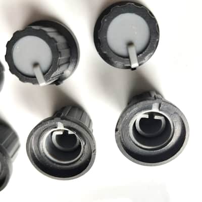 Plastic knobs x8pcs for x0xb0x 6mm potentiometer shafts image 2