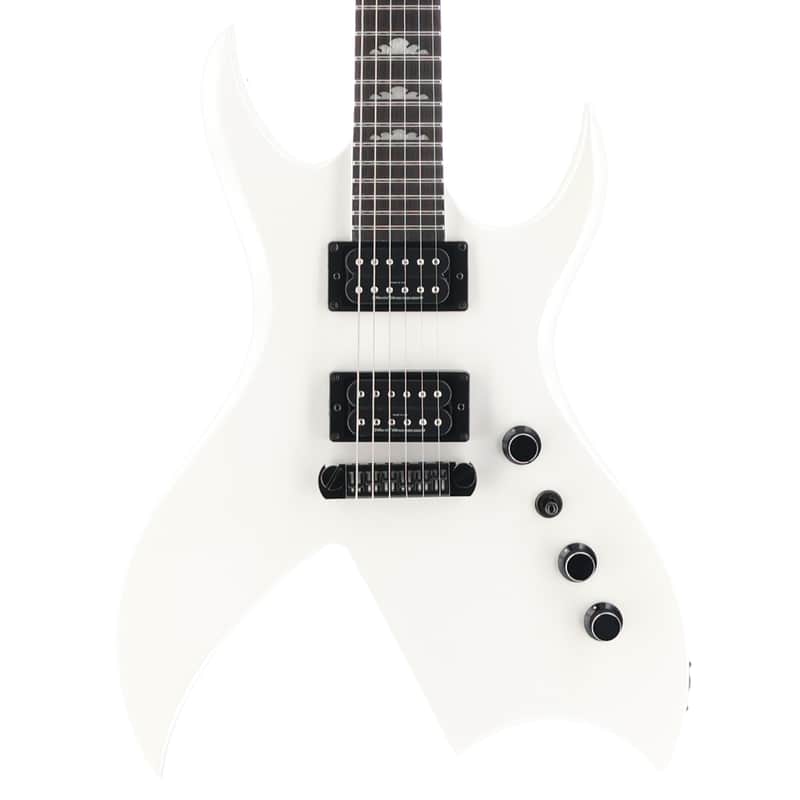 BC Rich Rich "B" Legacy 2023, Nyatoh Body, Pearl White,  Dual Humbuckers, Professional Setup (SR) (40206)