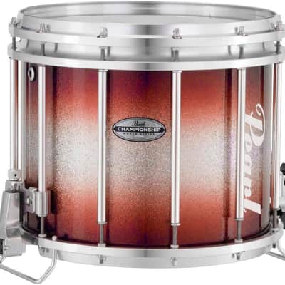 Pearl Championship Maple Varsity FFX Marching Snare Drum Burst Finish 14 x 12 in. Garnet Silver #972 image 2
