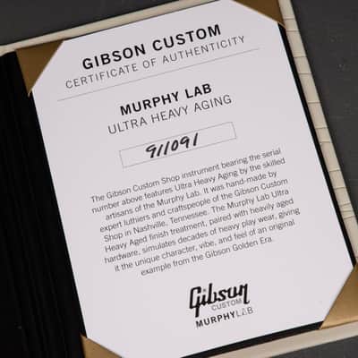 2022 - Gibson Custom Shop Made 2 Measure Murphy Lab '59 Les Paul Standard Murphy Painted Ultra Heavy Aged Kindred Burst image 18