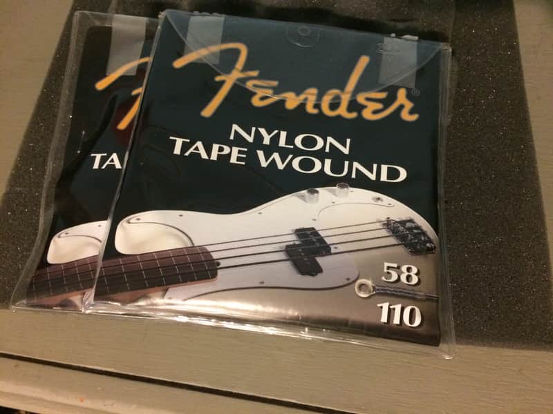 Fender Bass Strings nylon tape wound nos image 1