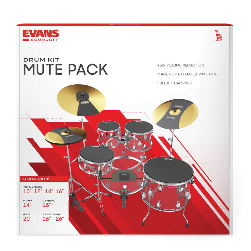 Immagine Evans HQ SoundOff Rock Box Set - 1