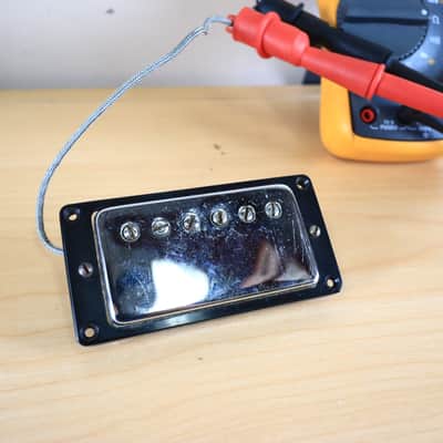 1970s Gibson Tarback SG Les Paul Humbucker Pickup Bridge 7.32ohms image 2