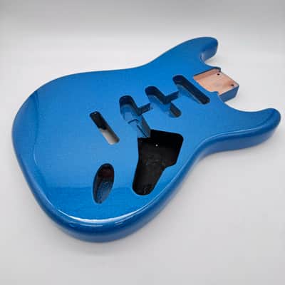 HooDoo Stratocaster Body Alder Sparkle Blue hsb6386 image 1