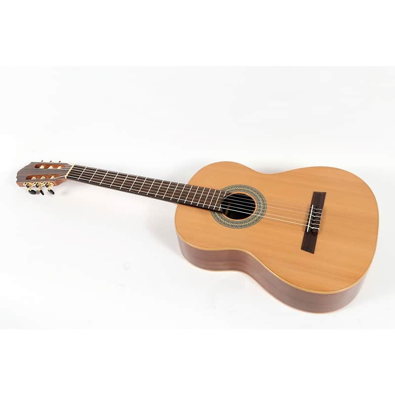 Hofner Solid Cedar Top Rosewood Body Classical Acoustic Guitar Regular High Gloss Natural image 1
