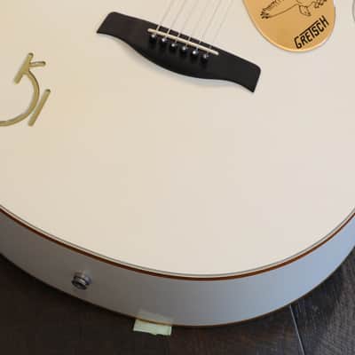 Rare! 2006 Gretsch G6022CWFF White Falcon Rancher MIJ Acoustic Guitar + OHSC image 5