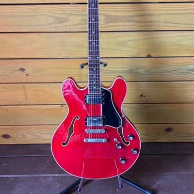 2014 Eastman T386RD - Cherry w/ OHSC & Upgrades image 1