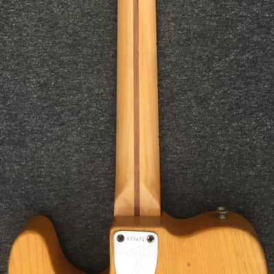 Fender Telecaster Deluxe 1975 Natural Maple Fingerboard image 11