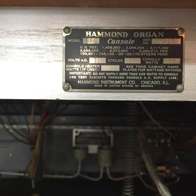 Hammond B2 Organ w/Leslie 147 Speaker 1950 image 4