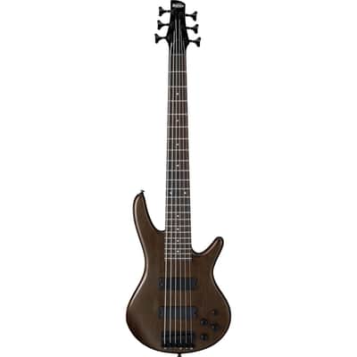 Ibanez GIO Series GSR206B Electric Bass Guitar, Rosewood Fretboard, Walnut Flat image 2