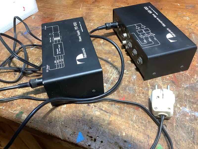 Nakamichi MX-100 Microphone Mixer + PS 100 Power supply | Reverb