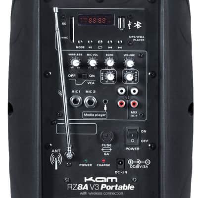 KAM Portable 8" Speaker with Bluetooth¸ ~ 450w image 2