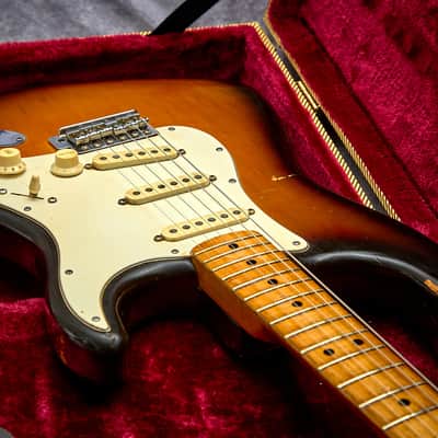 1974 Fender USA Stratocaster 3-Tone Sunburst- 3.3 kg ! image 6
