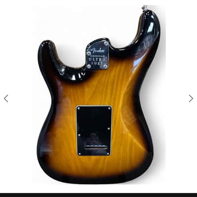 Fender American Ultra Luxe Stratocaster Loaded Body – 2-Color Sunburst Ash – Excellent Condition image 2