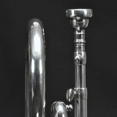 Vintage 1971 Besson New Standard Class A Soprano Cornet in Eb, Silver-Plated with Original 'S' Mouthpiece image 15