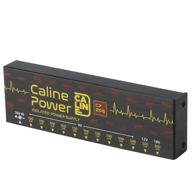 Caline CP206 Pedal PWR Supply Isolated PWR Supply 12-Outputs Noiseless CP-206 Fully Isolated pedalboard power supply image 1