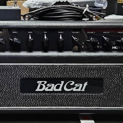Bad Cat Hot Cat 2-Channel 45-Watt Guitar Amp Head - Black w/ Black sparkle grille image 1