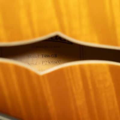 Eastman T486-GB Thinline Semi-hollowbody Electric Guitar - Goldburst with Hardshell Case image 16