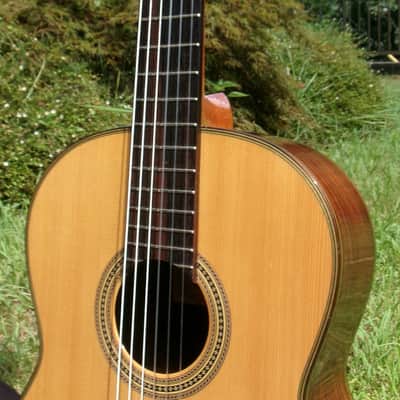 1986 Kazuo Yairi H-5 Hermann Hauser Model Classical Guitar - Natural+Hard Case image 3