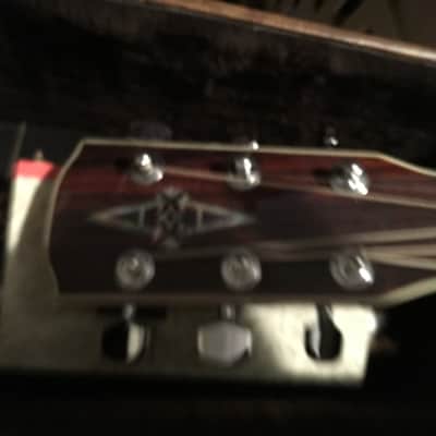 Alvarez AD60K Koa Brown this is DOA wood laminate top image 2