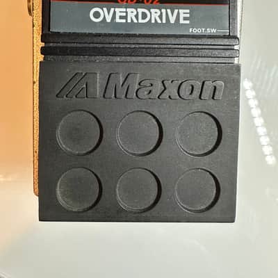 Maxon OD-02 Overdrive 1980s Black-Metalic Pink image 4