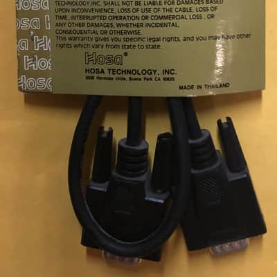 Hosa CMT-403DS DB9 Male to DB9 Male ADAT Sync & Control Cable 3ft image 2