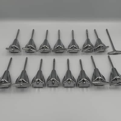 1980's (15) Premier Bass Drum Tension Rods & Claws T-rods XPK Projector image 2