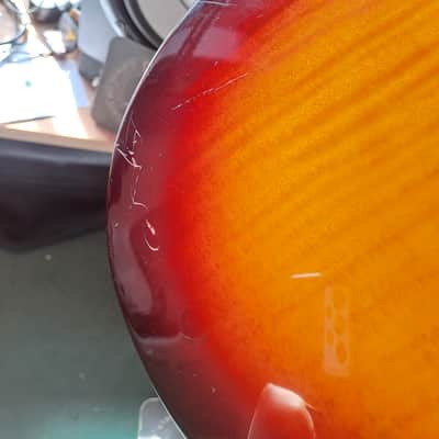 Lefty Washburn MG74 90s Sunburst image 8