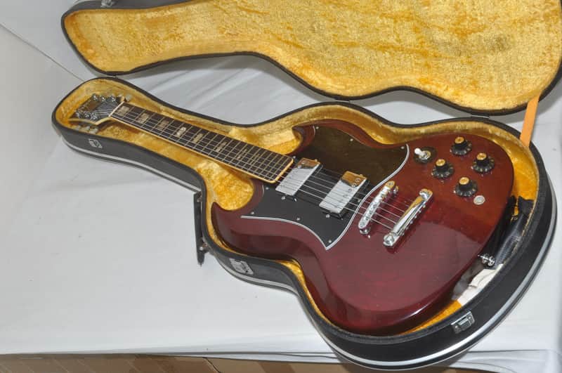 Greco M812-P5-1278 Wine Red Electric Guitar Ref. No 7742 image 1