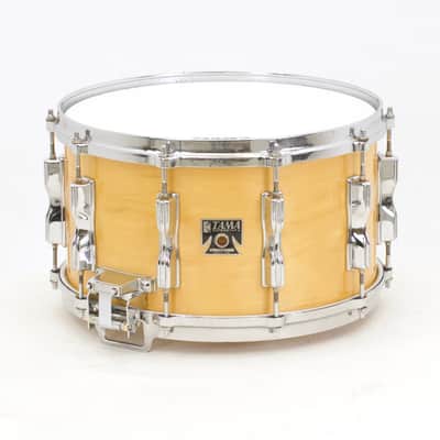 Tama Superstar 8x14 Birch Snare Drum, Natural Maple Finish, 1982 Model, Made in Japan image 1