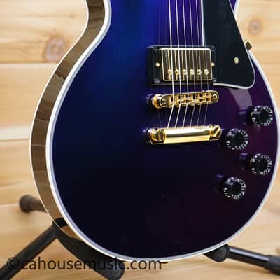 Gibson Exclusive M2M Les Paul Custom - Hemisphere Shift - Black Back Gloss image 3