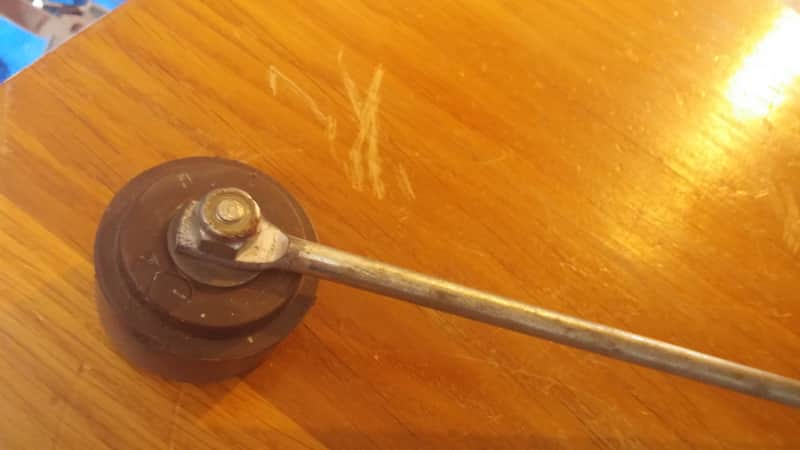 Slingerland Greatsch Ludwig Rogers Camco Flat Rubber Bass Drum Beater 50s 60s NO TARIFFS USA image 1