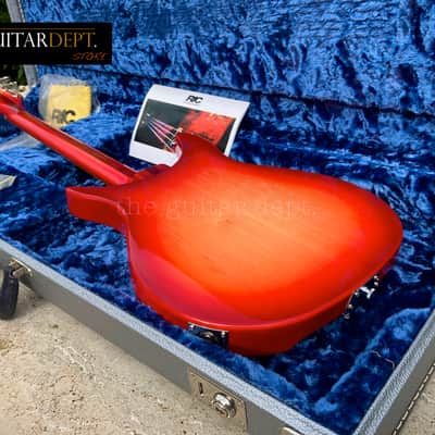 ♚ PRISTINE ♚ 2017 RICKENBACKER 350V63 Liverpool ♚ LUSH DEEP FIREGLO !♚ 6.2 LBS !♚ TOASTERS♚SAVE ££s. *360*330*325 image 21
