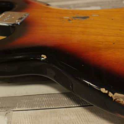 Fender Custom Shop Time Machine '58 Precision Bass Relic - Super Faded Aged Chocolate 3-Color Sunburst image 9