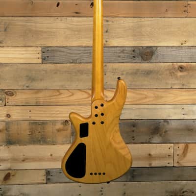 Schecter Stiletto-4 Session 4-String Bass Guitar Aged Natural Satin "Excellent Condition" image 5