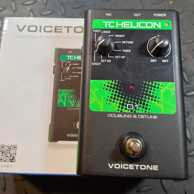 TC Helicon VoiceTone D1 Doubling & Detune 2011 - 2021 - Black image 1