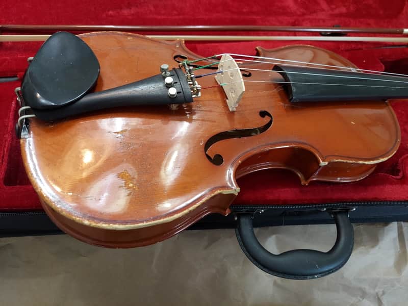 Reghin Vioara Standard size 4/4 violin, Romania 1986 | Reverb Croatia