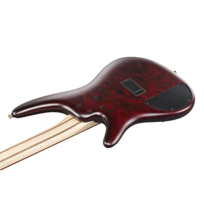 Ibanez Standard SR300EDX-WZM Wine Red Frozen Matte - 4-String Electric Bass image 7