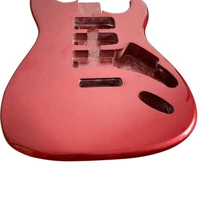 DIY ST Style Electric Guitar Body – Solid Alder Wood – Blue Nitro Finish – SSS Route image 3