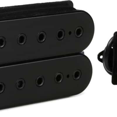 DiMarzio Evolution Neck Humbucker Pickup - Black  Bundle with DiMarzio Evolution Bridge Humbucker Pickup - Black image 1