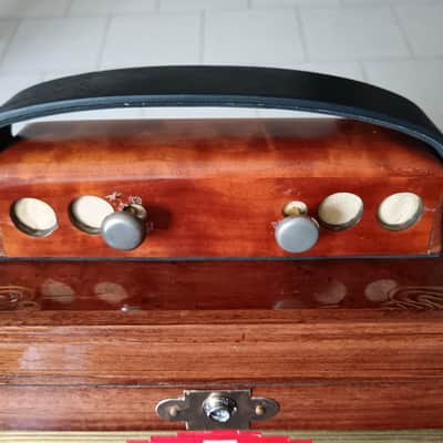 Creole Cajun Accordion with case and Strap by Paul Guidry image 9