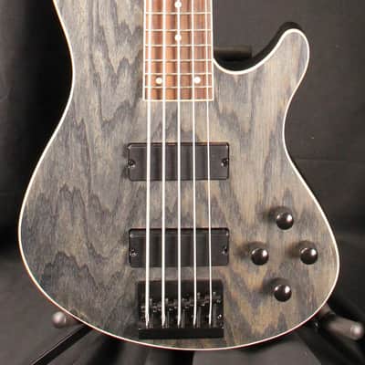 Schecter C-5 Standard 5 String Electric Bass Charcoal Satin image 2