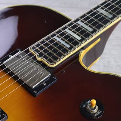 1976 Greco Japan BR-110 Byrdland Hollowbody (Brown Sunburst) image 6