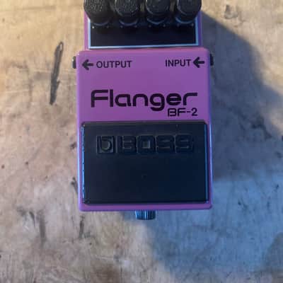 Boss BF-2 Flanger (Green Label) Vintage 1987 Purple image 1