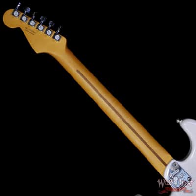 Fender American Ultra Luxe Vintage '50s Stratocaster Ash Body  Maple Fingerboard White Blonde 8.1 lbs image 5
